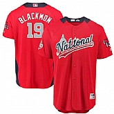 National League 19 Charlie Blackmon Red 2018 MLB All Star Game Home Run Derby Jersey,baseball caps,new era cap wholesale,wholesale hats